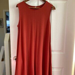 Women's Autumn Orange UNIQLO Dress